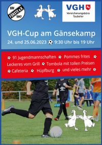 Plakat VGH-Cup am Gänsekamp 2023