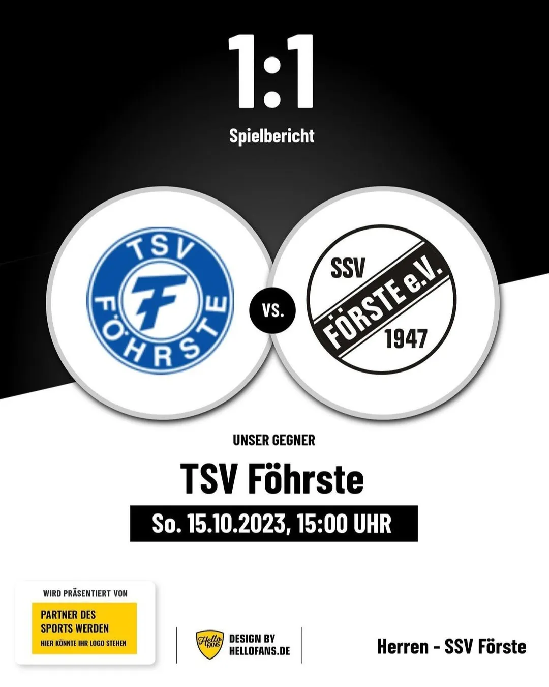 SSV verschenkt wichtige drei Punkte in Föhrste.