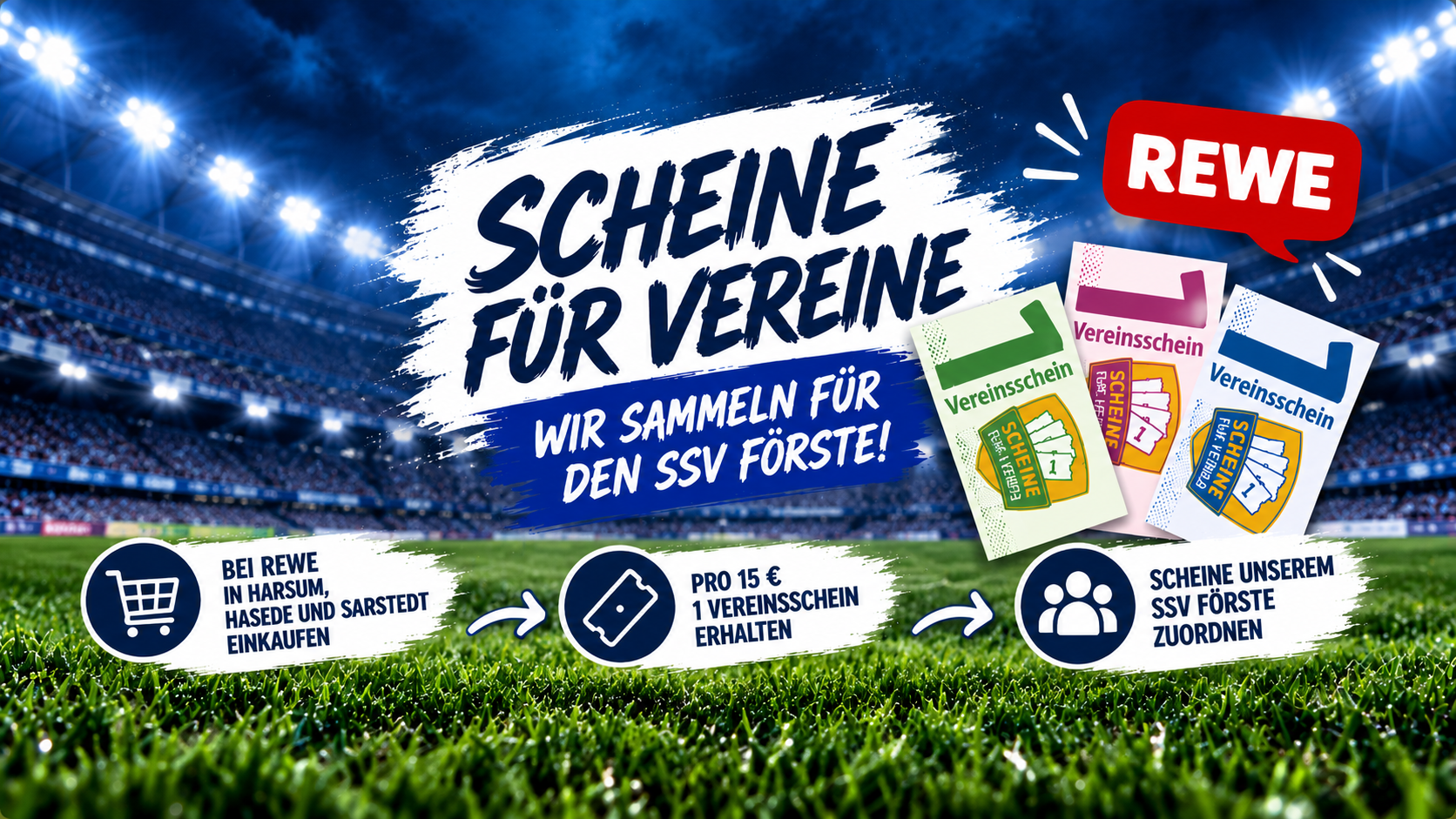 JETZT FÜR UNS SAMMELN!